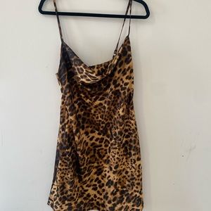 Reposted - Leopard Print Slip Dress